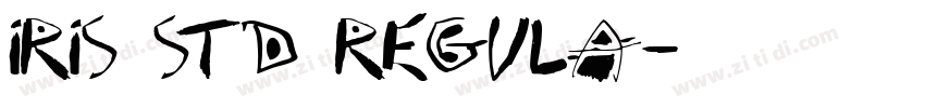 Iris Std Regula字体转换